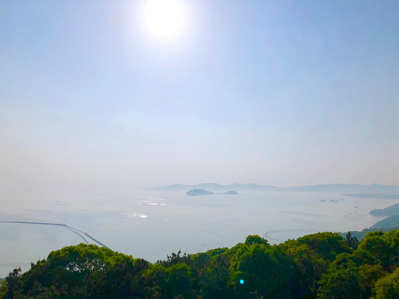 Lake Tai scenery used for Wuxi route planning